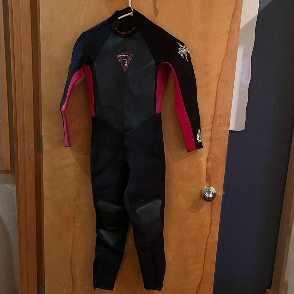 O'Neill Kids Swim One Piece - Black and Red